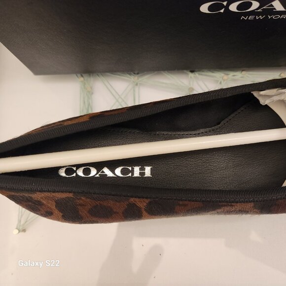 Coach "Lara Wildbeast" Print Flats. Haircalf. NIB. Size Various - Picture 3 of 12